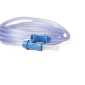 Tubing Suction Connector Medi-Vac® 6 Foot Length 0.281 Inch I.D. Sterile Maxi-Grip and Male / Male Connector Clear Smooth OT Surface NonConductive Plastic (1/EA 40/CS) by Cardinal  ID N76A